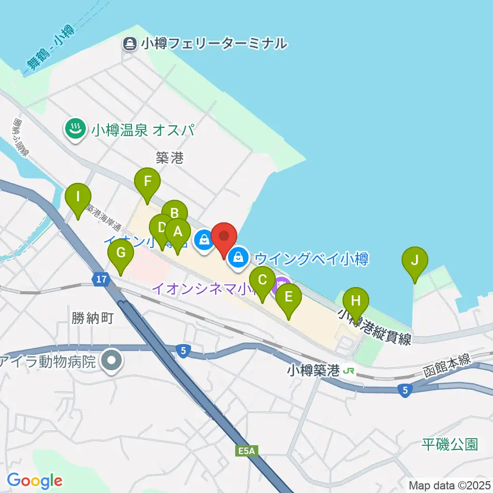 市民劇場ヲタル座周辺の駐車場・コインパーキング一覧地図
