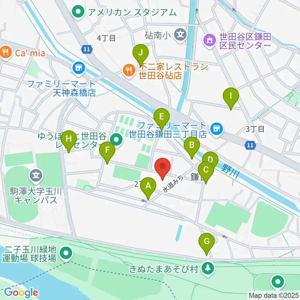 スタジオサウンドダリ周辺の駐車場・コインパーキング一覧地図