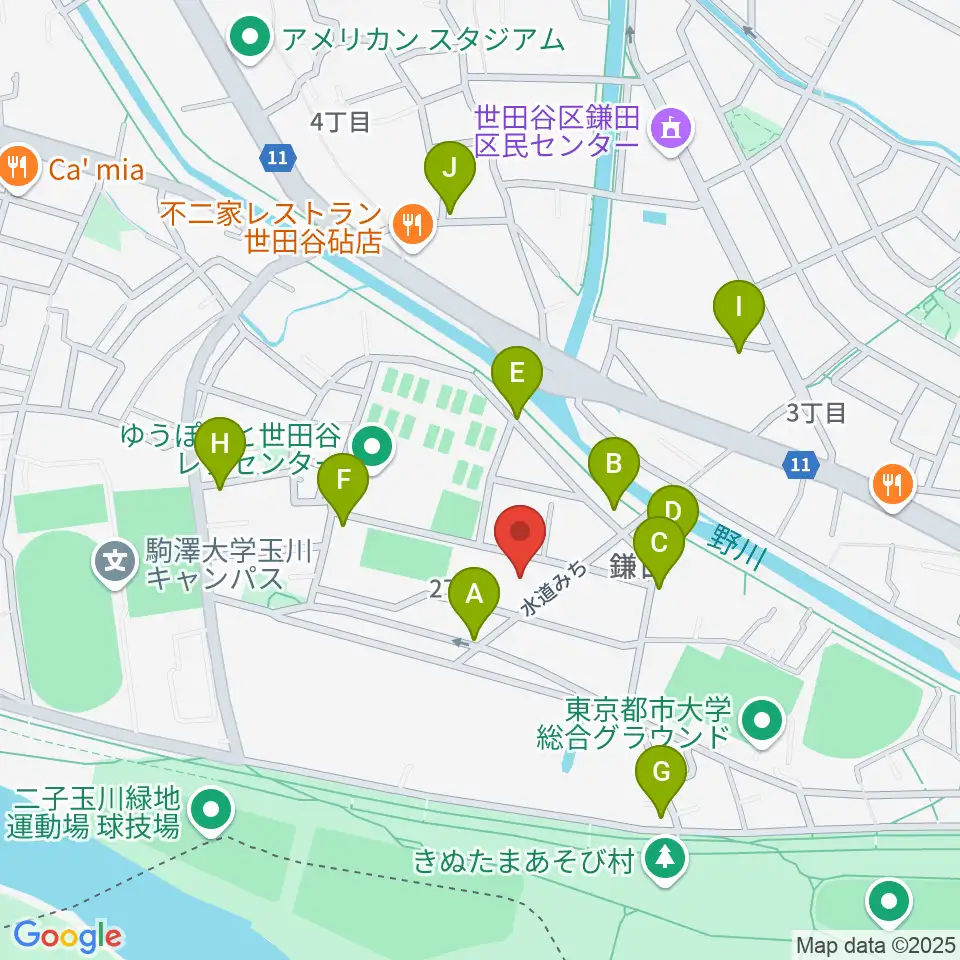 スタジオサウンドダリ周辺の駐車場・コインパーキング一覧地図