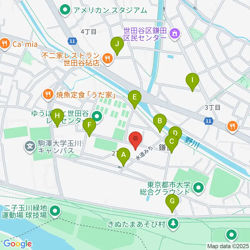 スタジオサウンドダリ周辺の駐車場・コインパーキング一覧地図