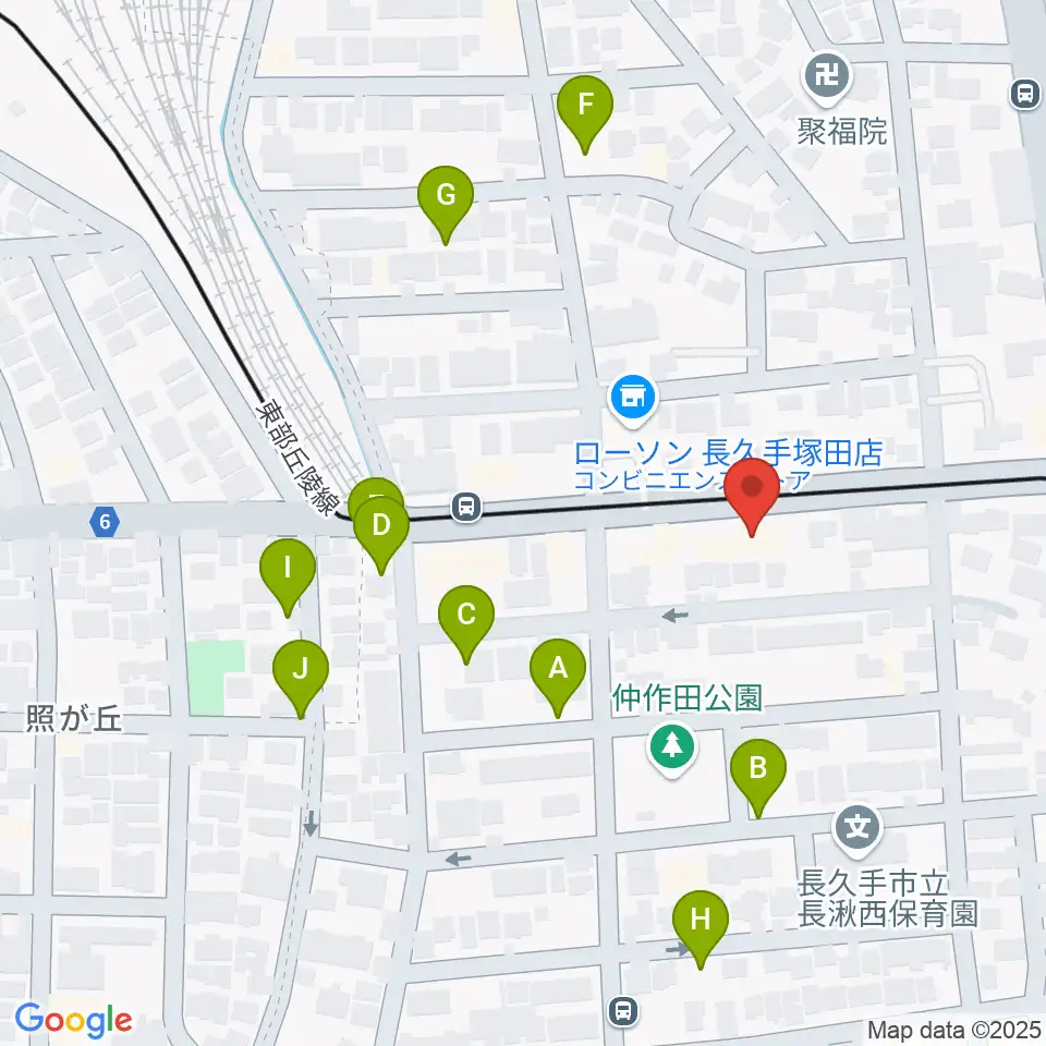 ウィークエンドスタジオ周辺の駐車場・コインパーキング一覧地図