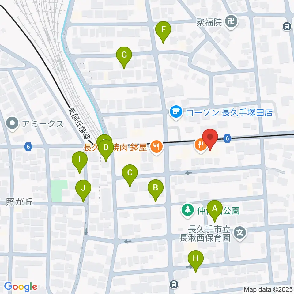 ウィークエンドスタジオ周辺の駐車場・コインパーキング一覧地図