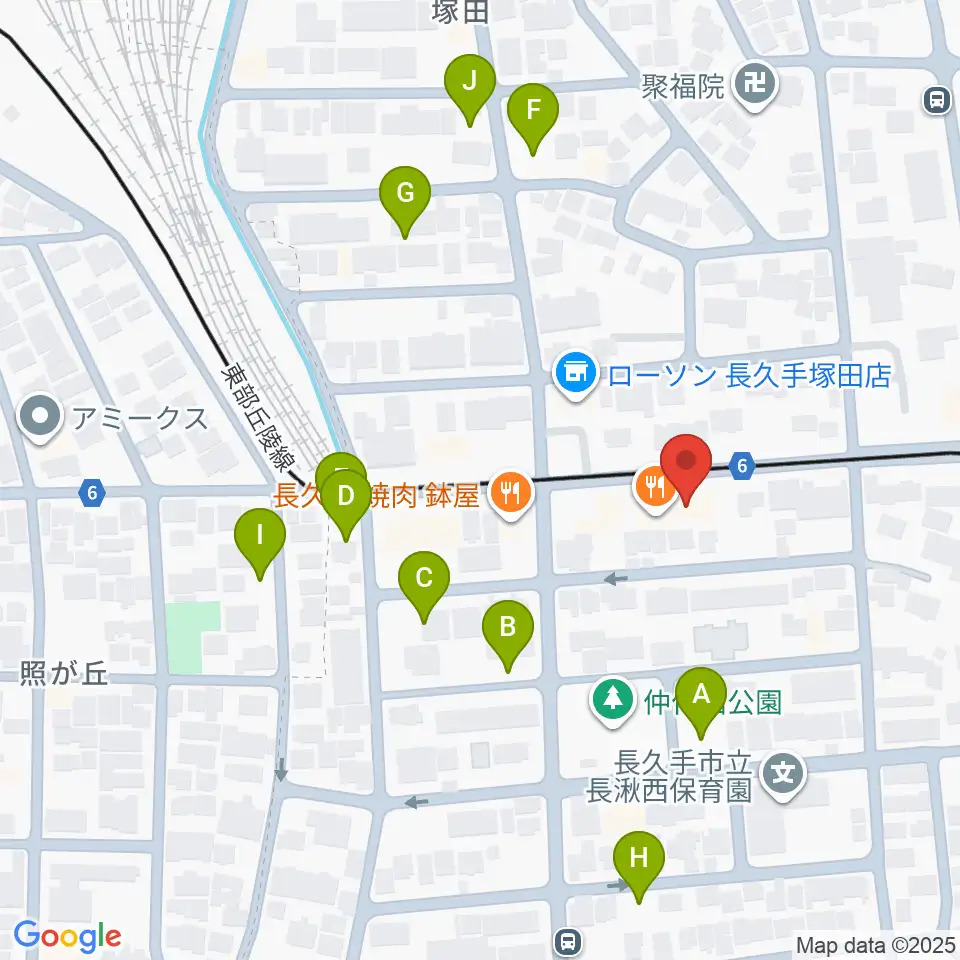 ウィークエンドスタジオ周辺の駐車場・コインパーキング一覧地図