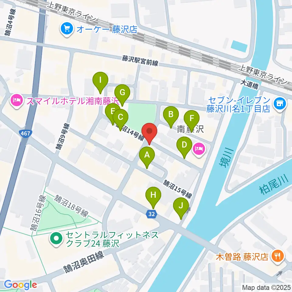 スタジオライトスタッフ周辺の駐車場・コインパーキング一覧地図