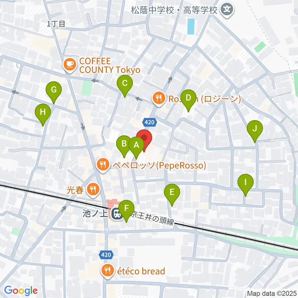 タカギズ・ホーム周辺の駐車場・コインパーキング一覧地図