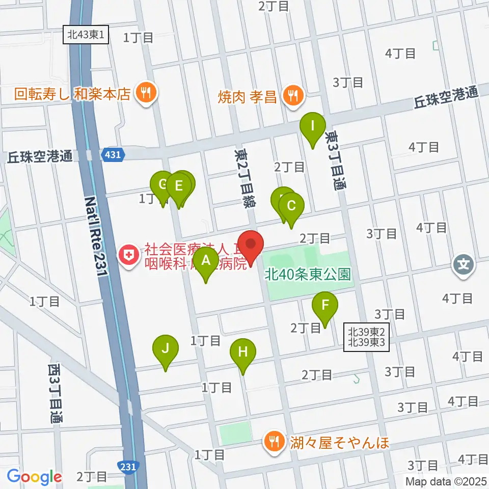 スタジオタイラー周辺の駐車場・コインパーキング一覧地図