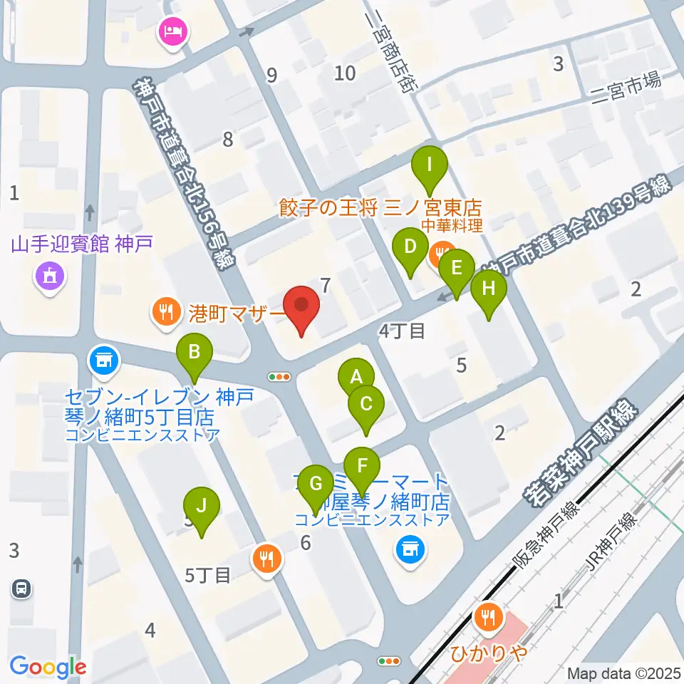 スタジオバップル周辺の駐車場・コインパーキング一覧地図