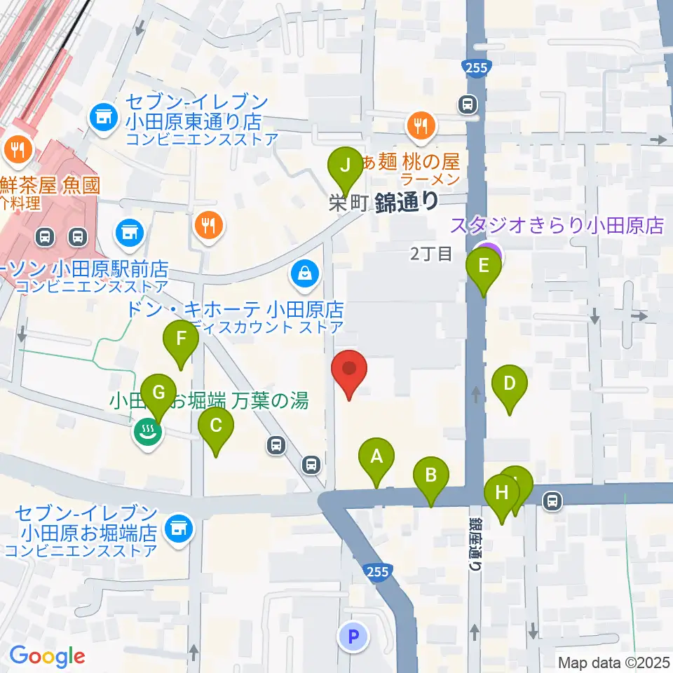 足柄屋STUDIO周辺の駐車場・コインパーキング一覧地図