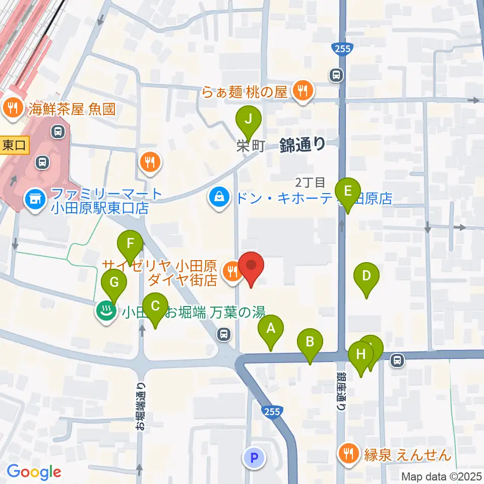 足柄屋STUDIO周辺の駐車場・コインパーキング一覧地図
