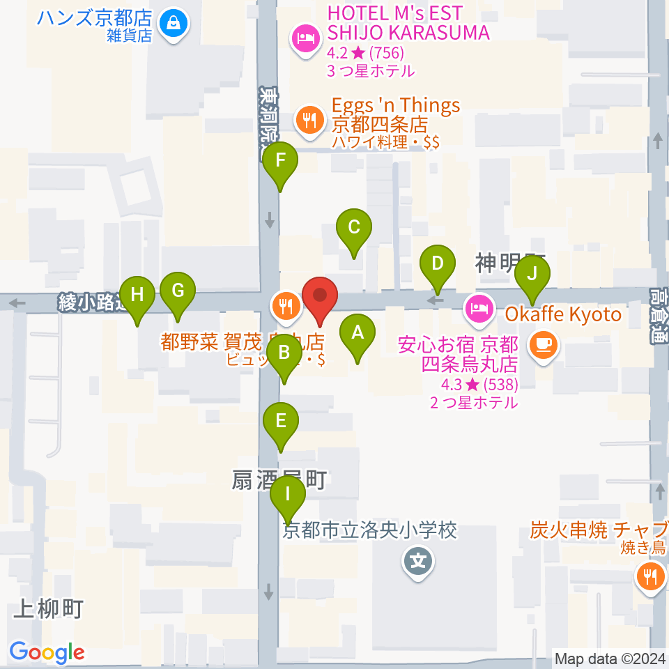 今井音楽スタジオ周辺の駐車場・コインパーキング一覧地図