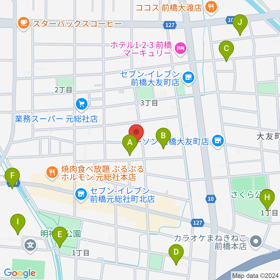 夢スタジオ周辺の駐車場・コインパーキング一覧地図