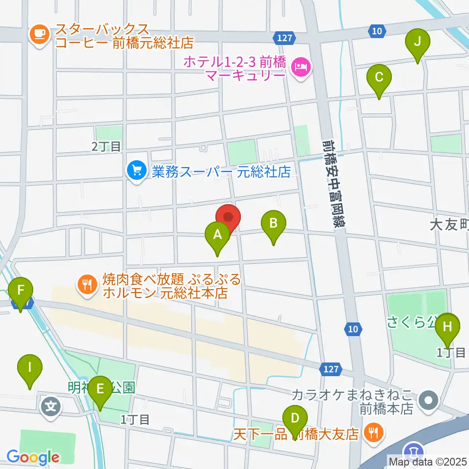 夢スタジオ周辺の駐車場・コインパーキング一覧地図