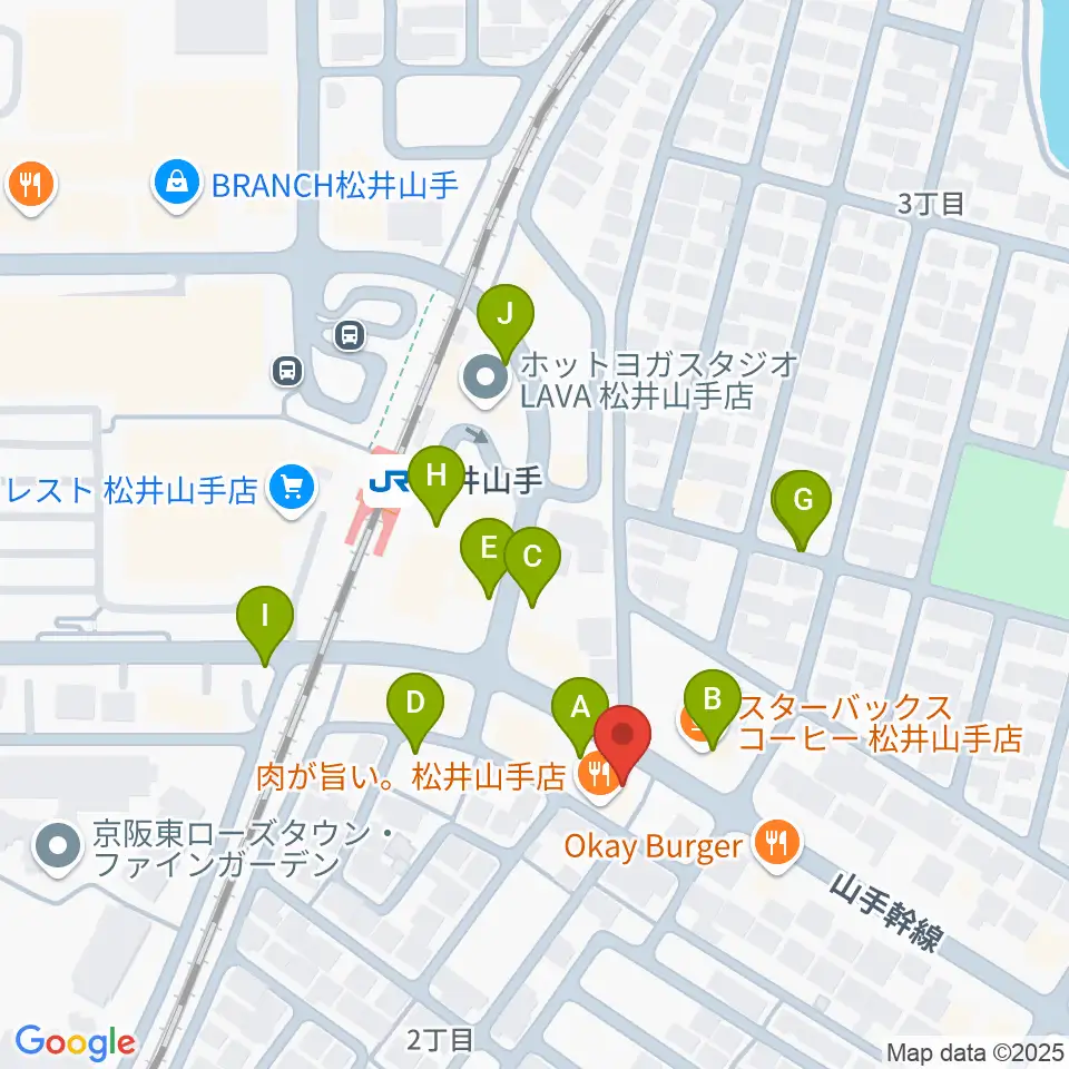 天理楽器 京田辺店周辺の駐車場・コインパーキング一覧地図