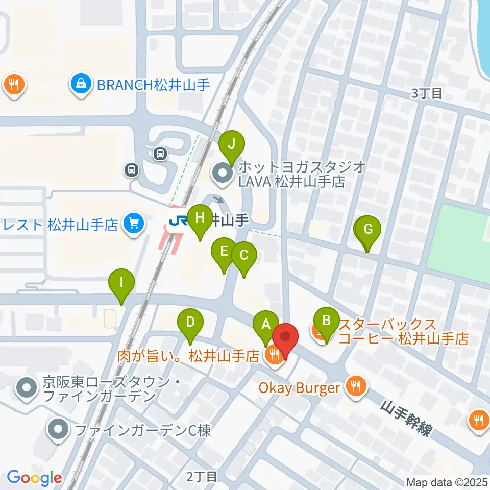 天理楽器 京田辺店周辺の駐車場・コインパーキング一覧地図