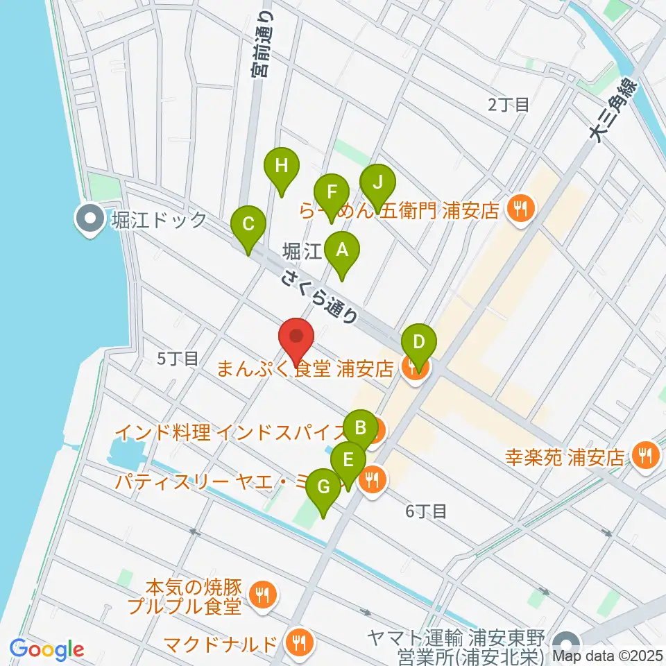 STUDIO NOB周辺の駐車場・コインパーキング一覧地図