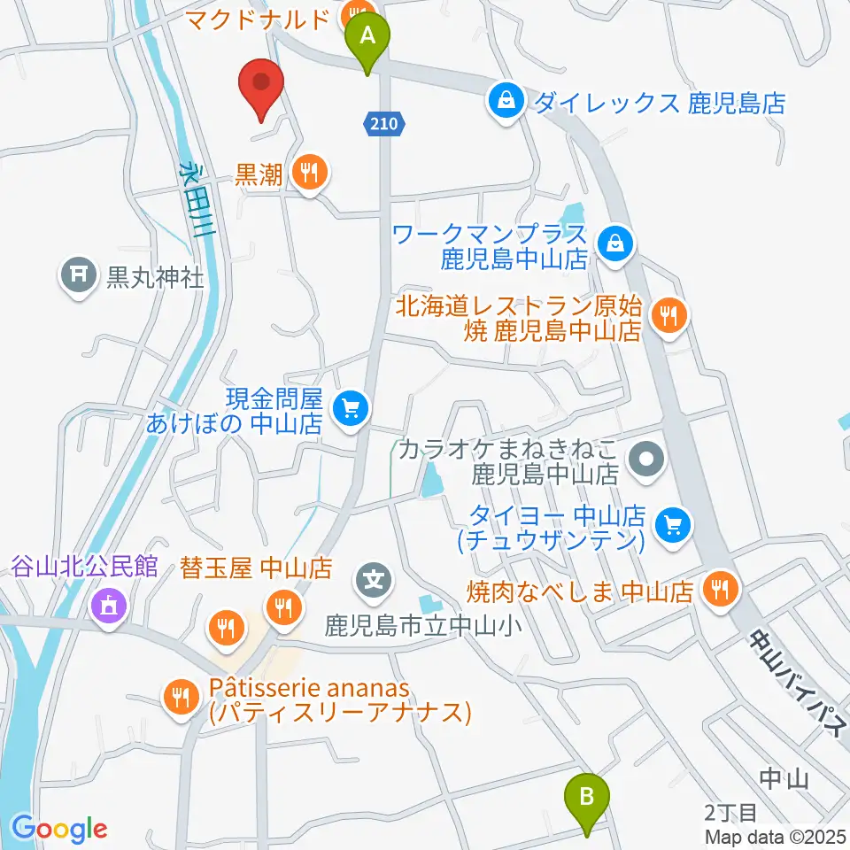チンパンジースタジオ周辺の駐車場・コインパーキング一覧地図