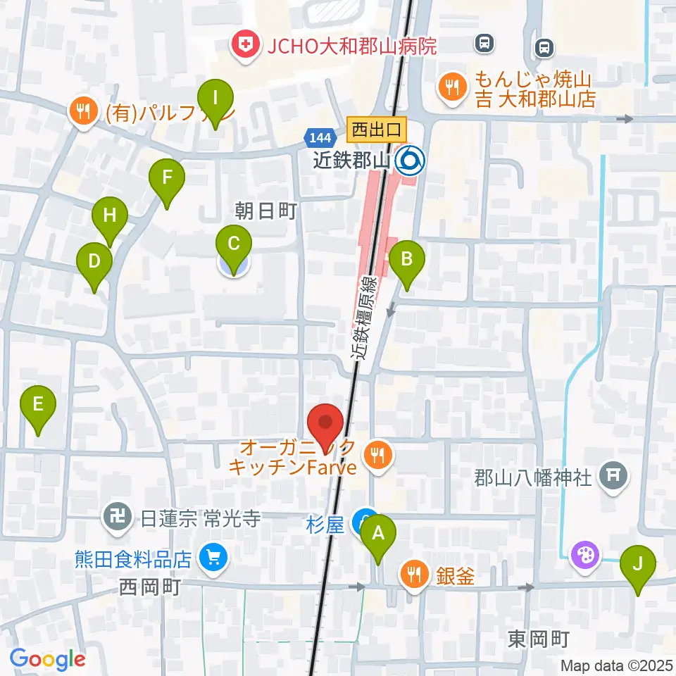 NMG studio周辺の駐車場・コインパーキング一覧地図