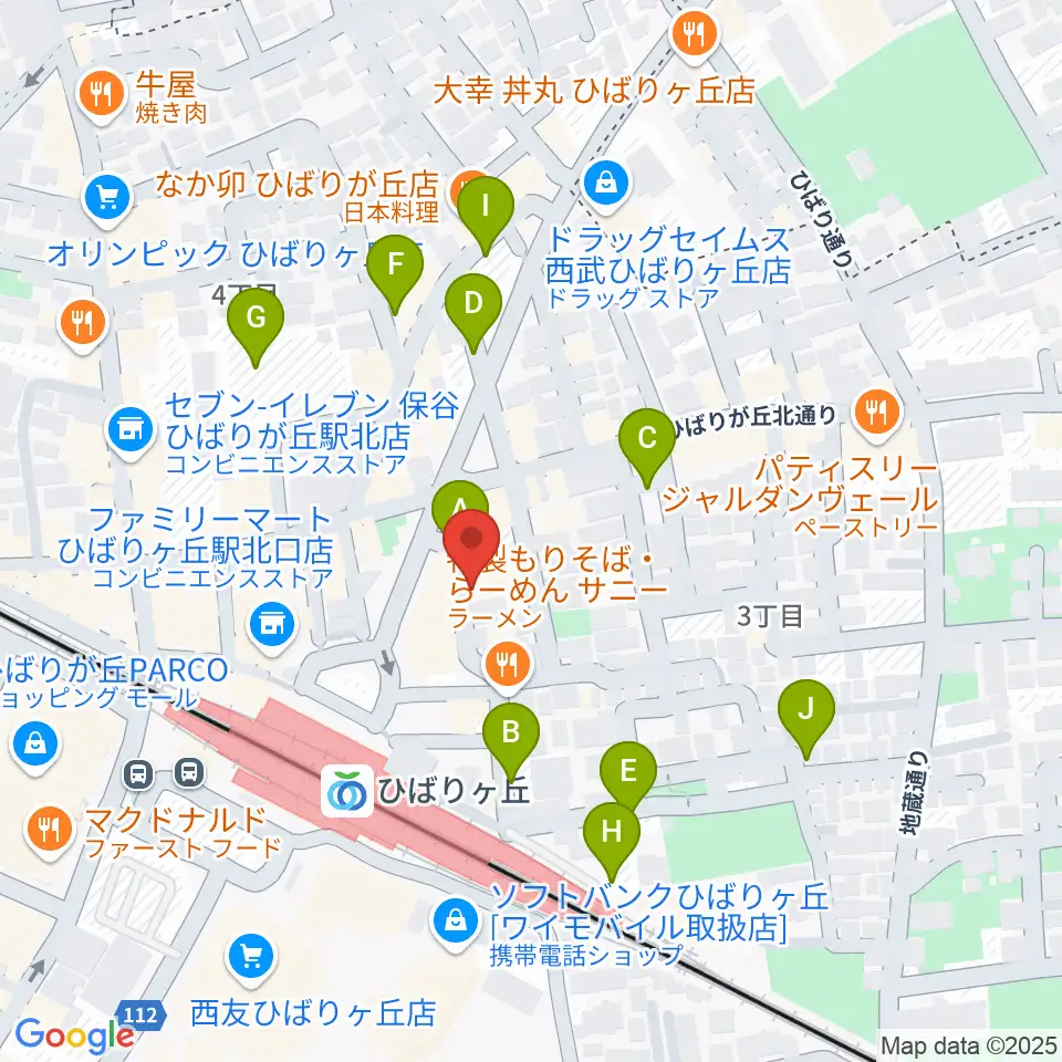 STUDIO VITO周辺の駐車場・コインパーキング一覧地図