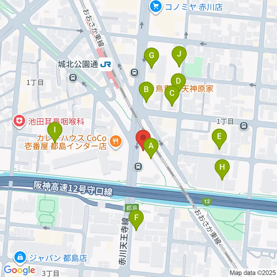都島L-WISE周辺の駐車場・コインパーキング一覧地図