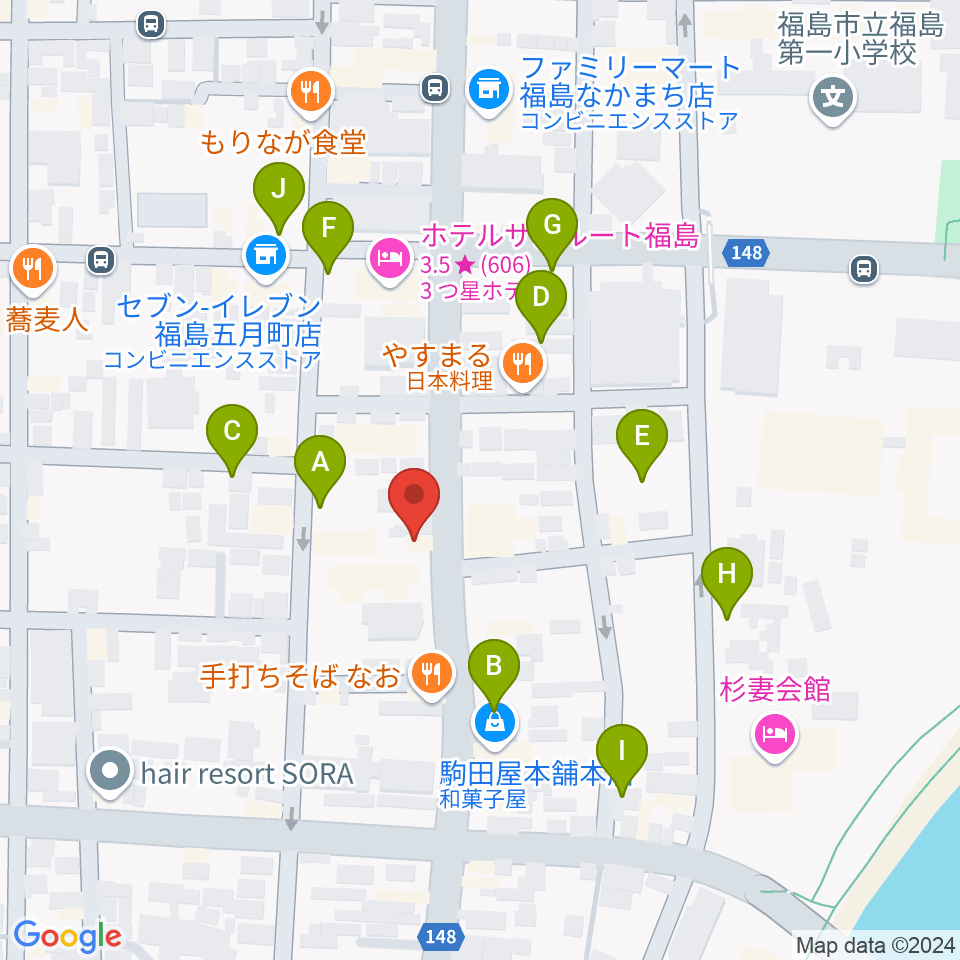 スタジオアイヴィー周辺の駐車場・コインパーキング一覧地図