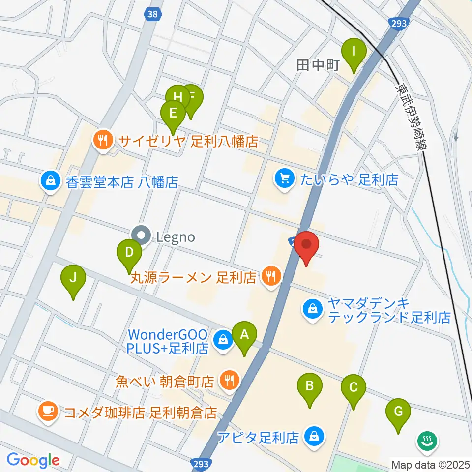 コグレ楽器周辺の駐車場・コインパーキング一覧地図