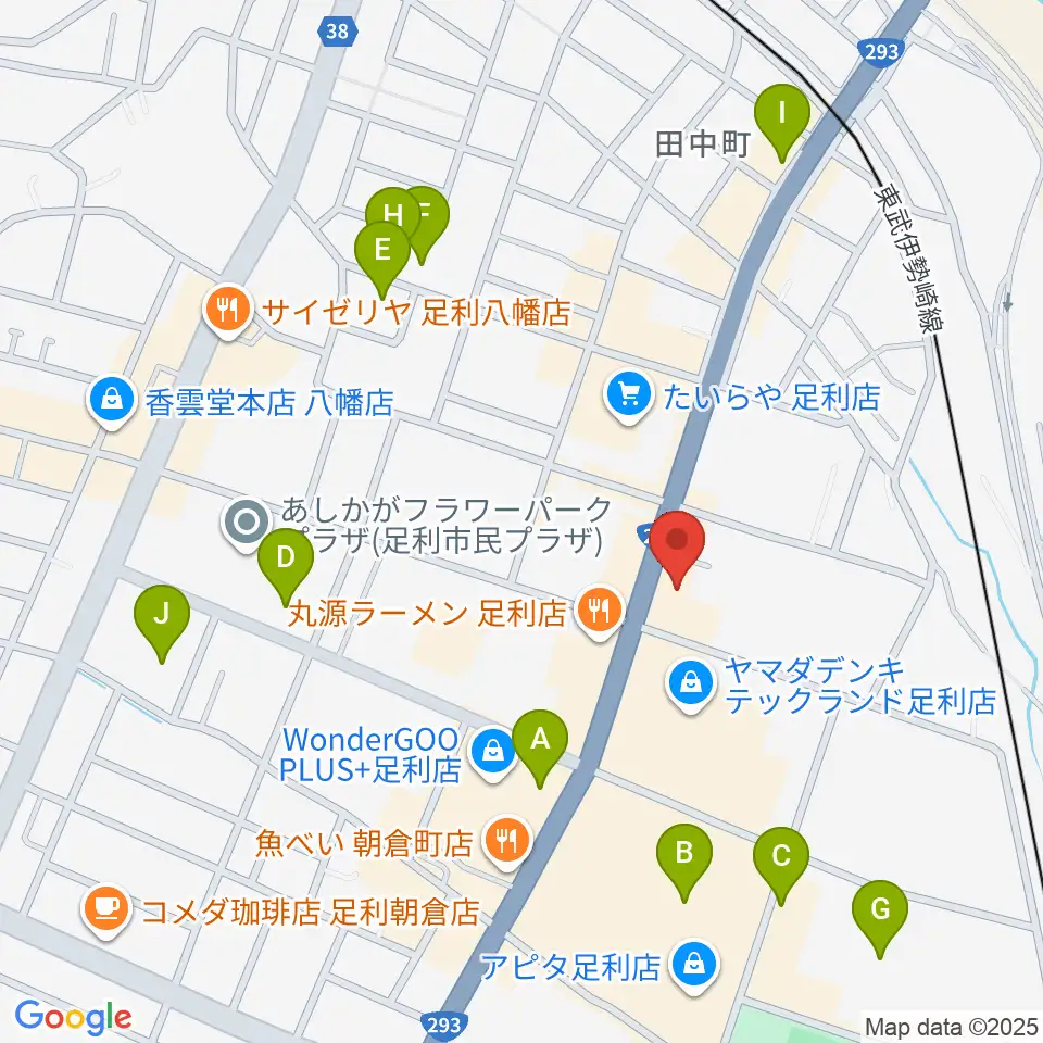 コグレ楽器周辺の駐車場・コインパーキング一覧地図