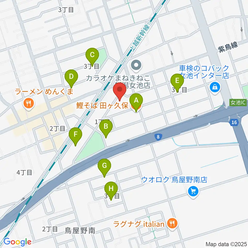 エヌトライブ周辺の駐車場・コインパーキング一覧地図