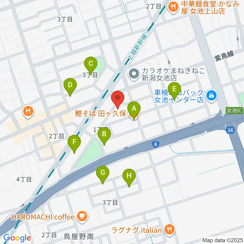 エヌトライブ周辺の駐車場・コインパーキング一覧地図