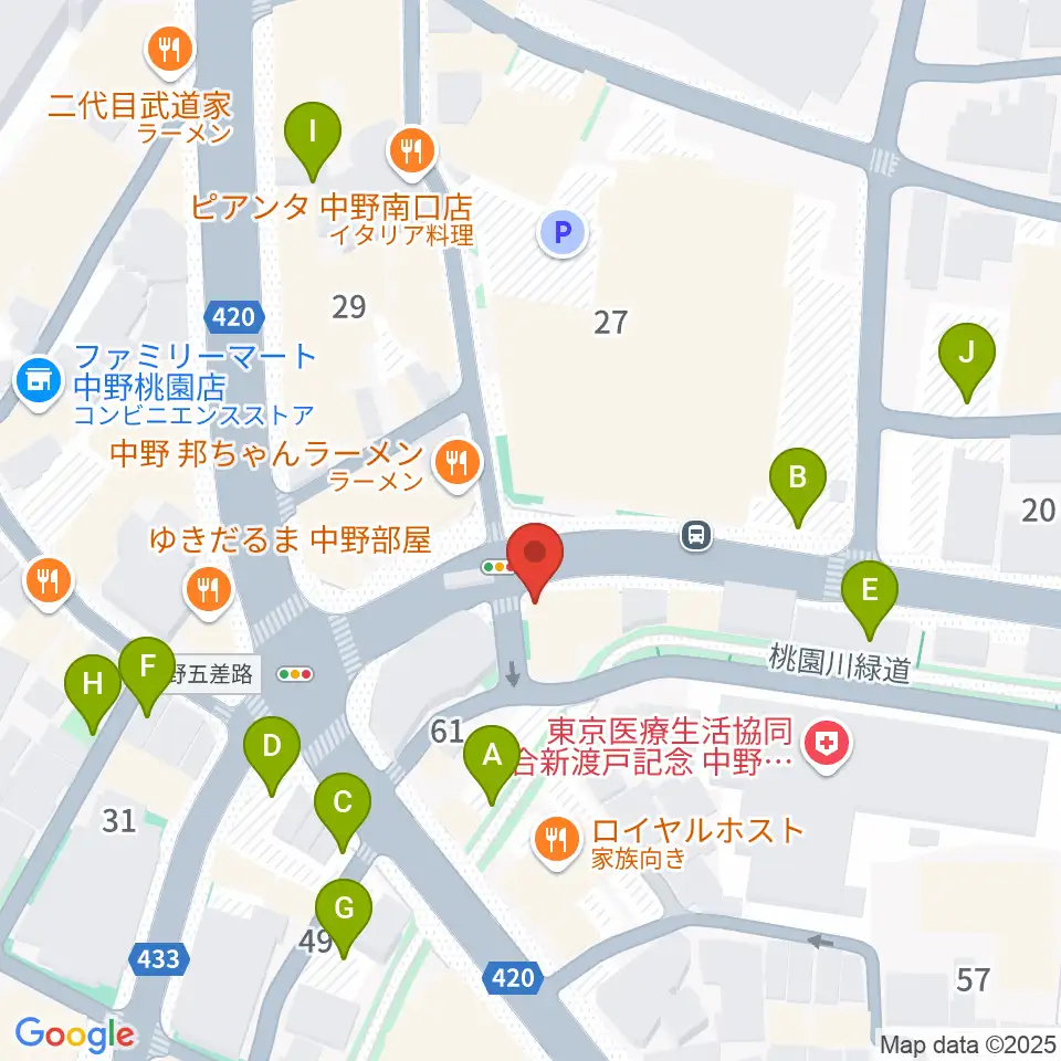 Volta Studio周辺の駐車場・コインパーキング一覧地図
