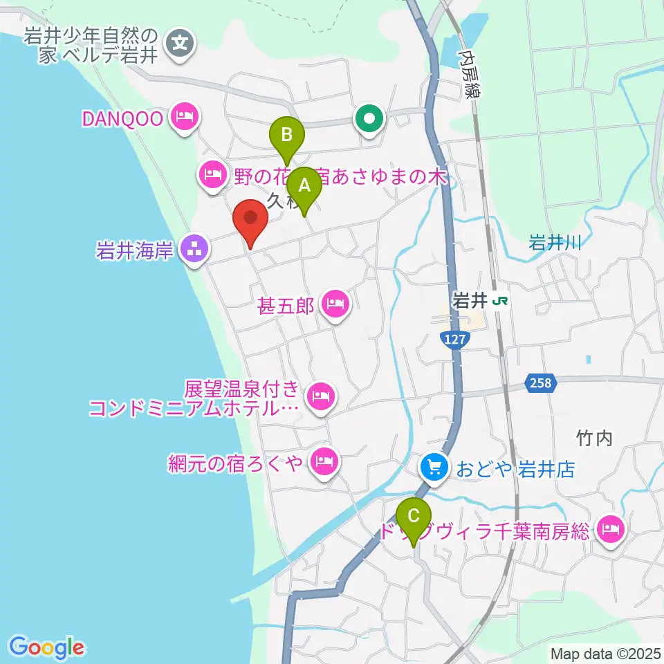 大謙館周辺の駐車場・コインパーキング一覧地図