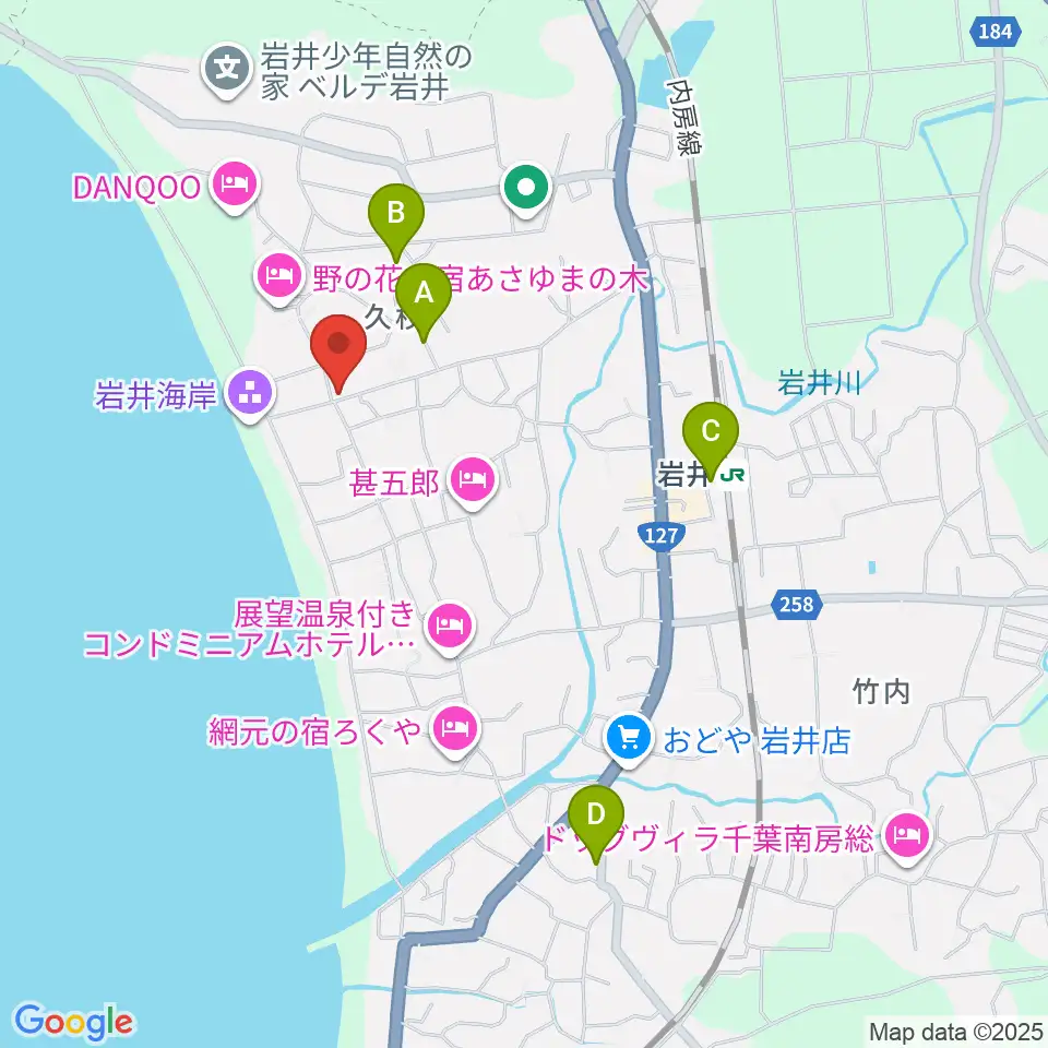 大謙館周辺の駐車場・コインパーキング一覧地図