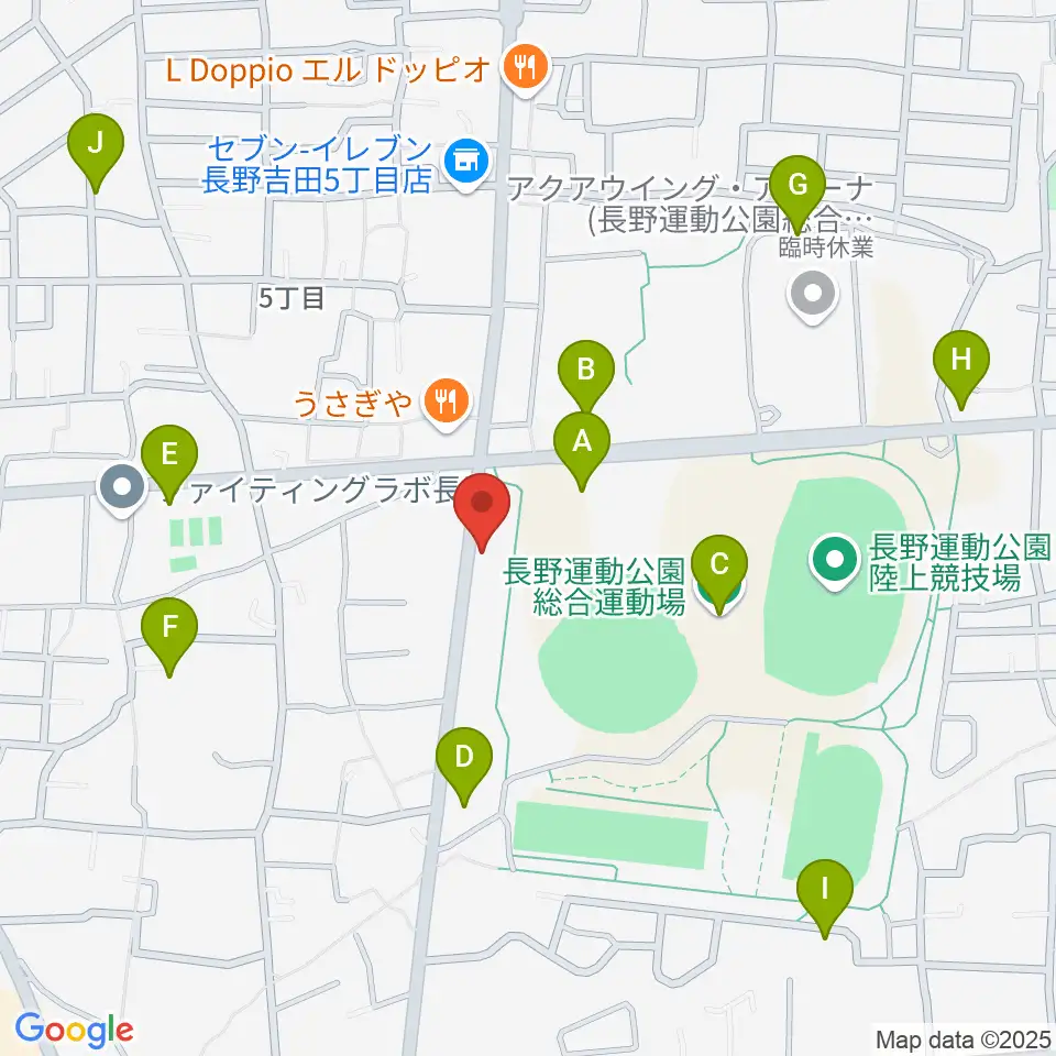 カワイ長野ショップ周辺の駐車場・コインパーキング一覧地図