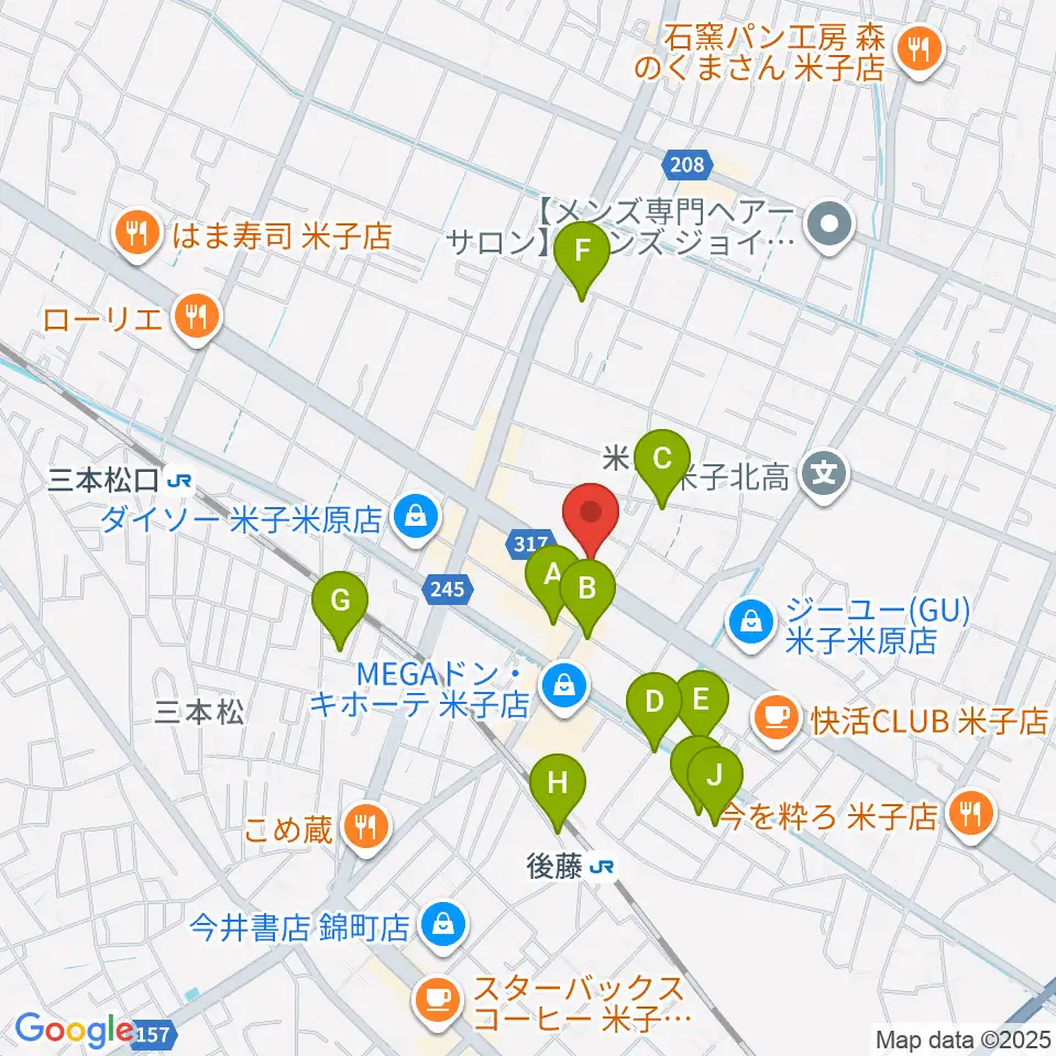 カワイ米子ショップ周辺の駐車場・コインパーキング一覧地図