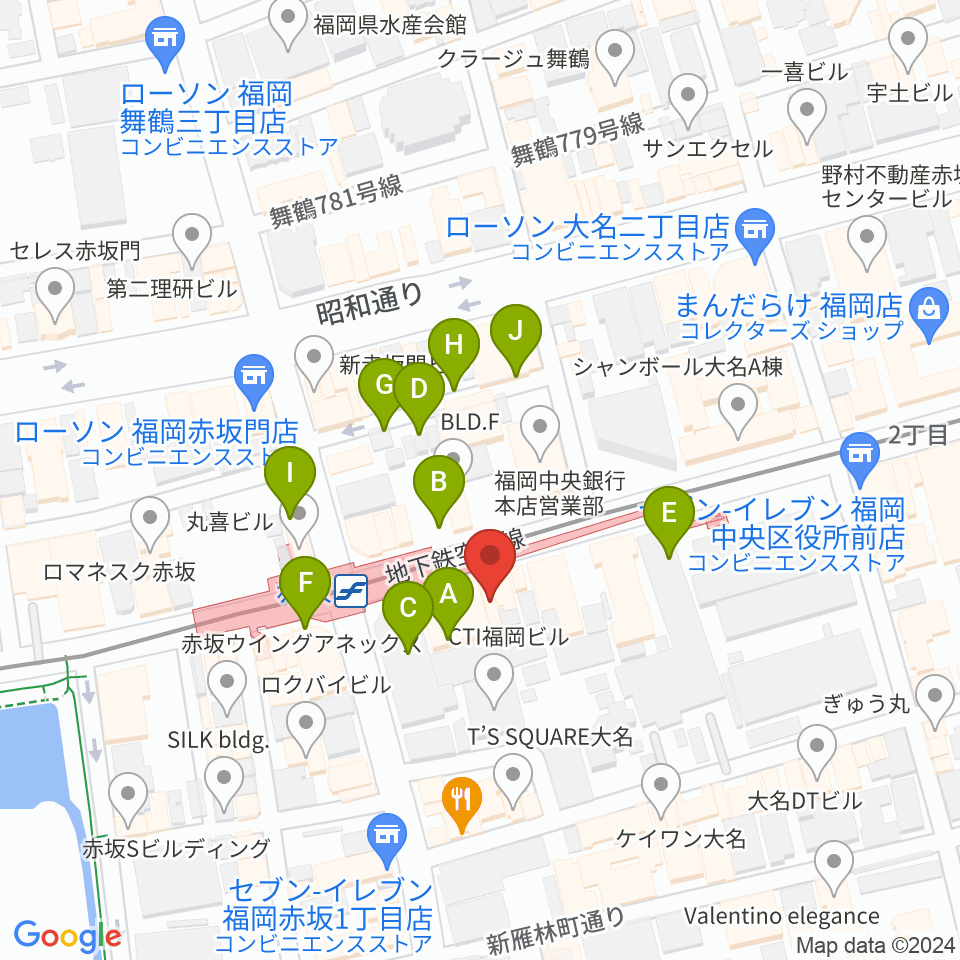 ENOTN Akasaka Studio周辺の駐車場・コインパーキング一覧地図