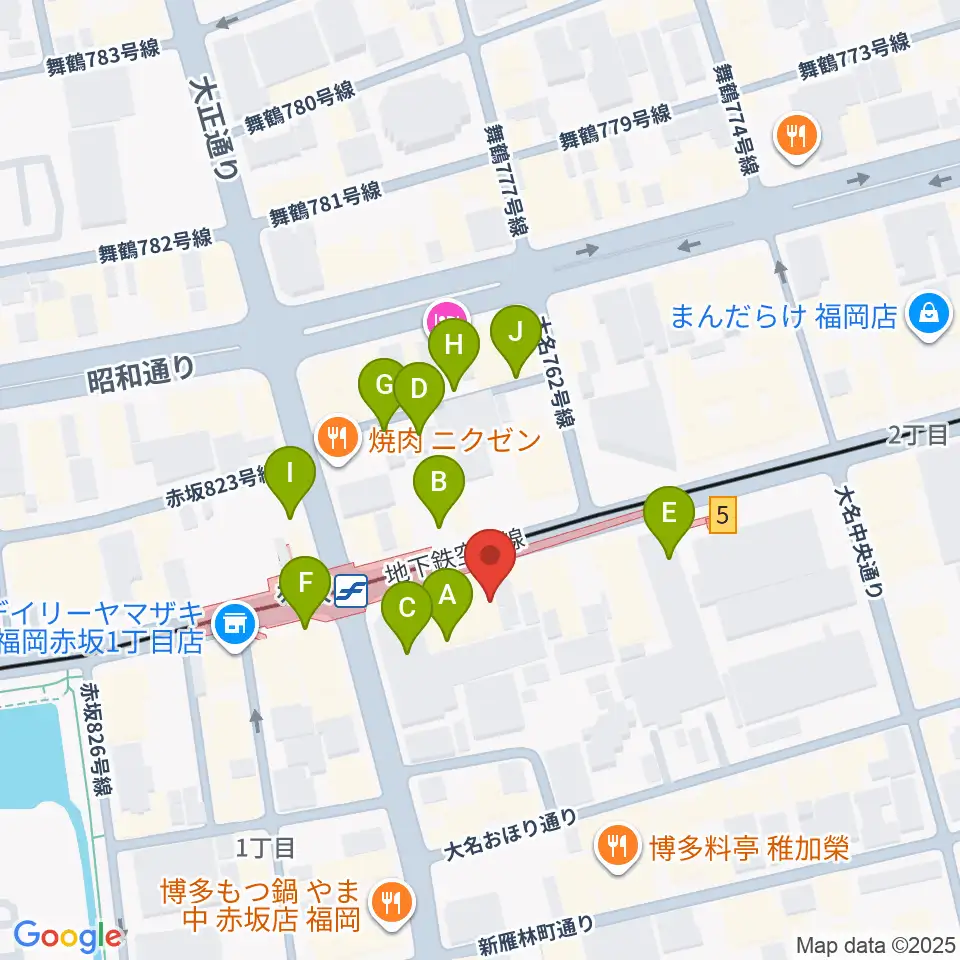 ENOTN Akasaka Studio周辺の駐車場・コインパーキング一覧地図