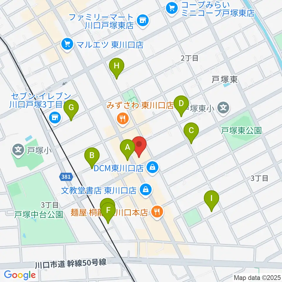 G・クレフ周辺の駐車場・コインパーキング一覧地図