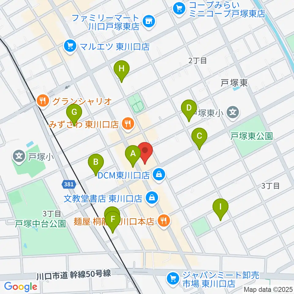 G・クレフ周辺の駐車場・コインパーキング一覧地図