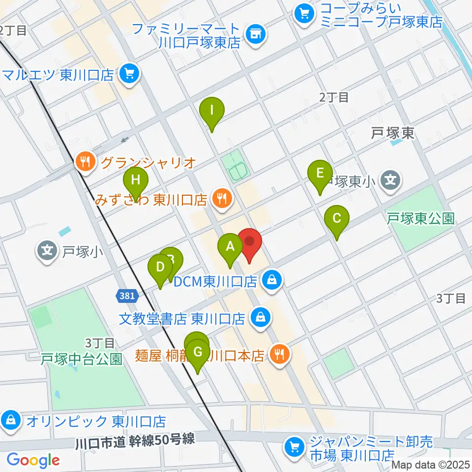G・クレフ周辺の駐車場・コインパーキング一覧地図