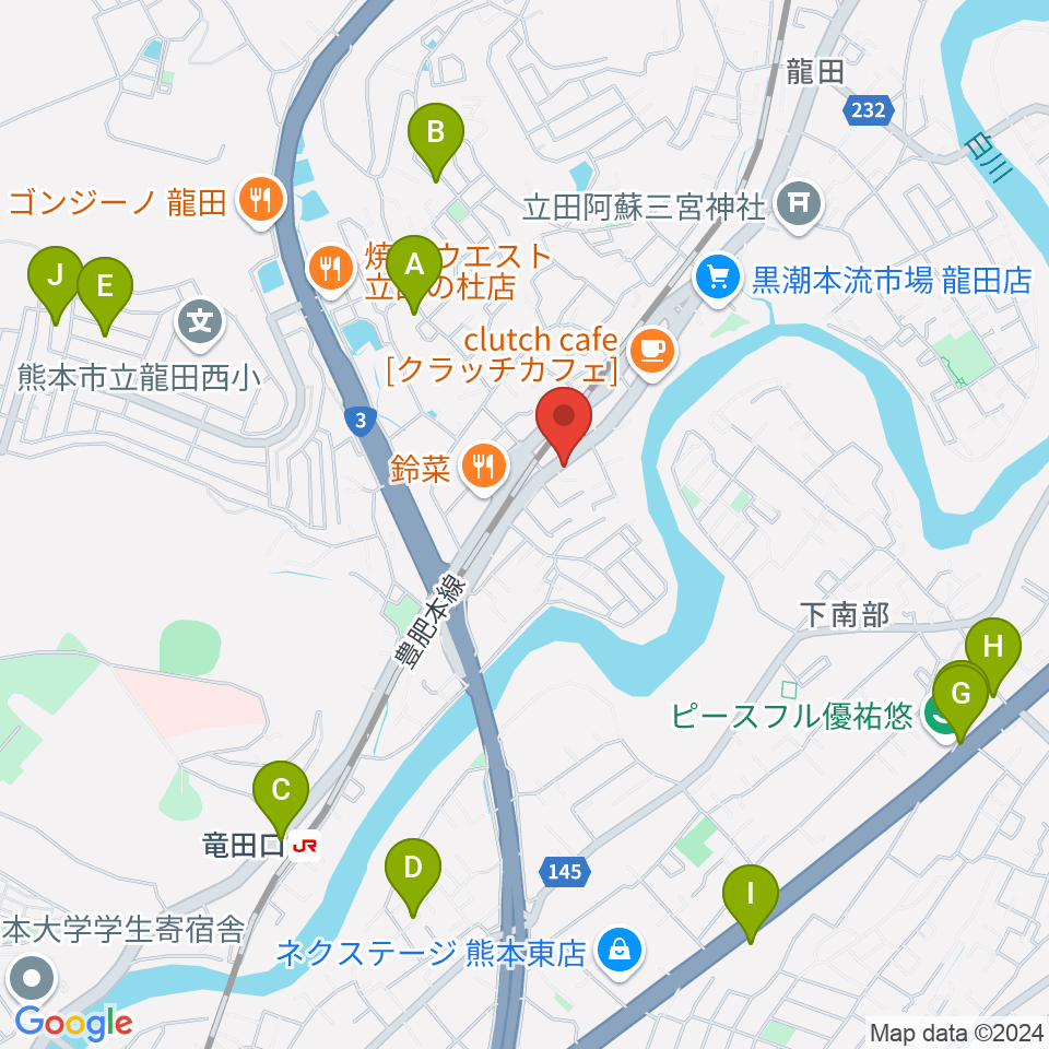 ミュージックスタジオ マーチ周辺の駐車場・コインパーキング一覧地図