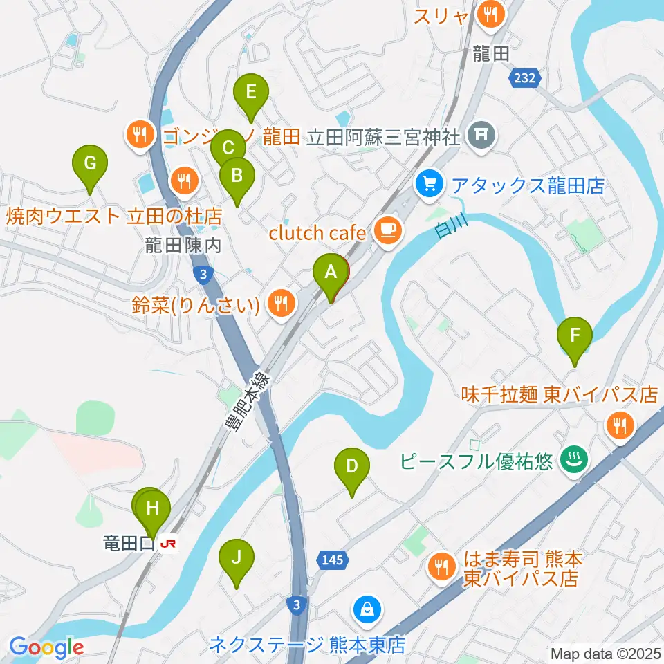 ミュージックスタジオ マーチ周辺の駐車場・コインパーキング一覧地図