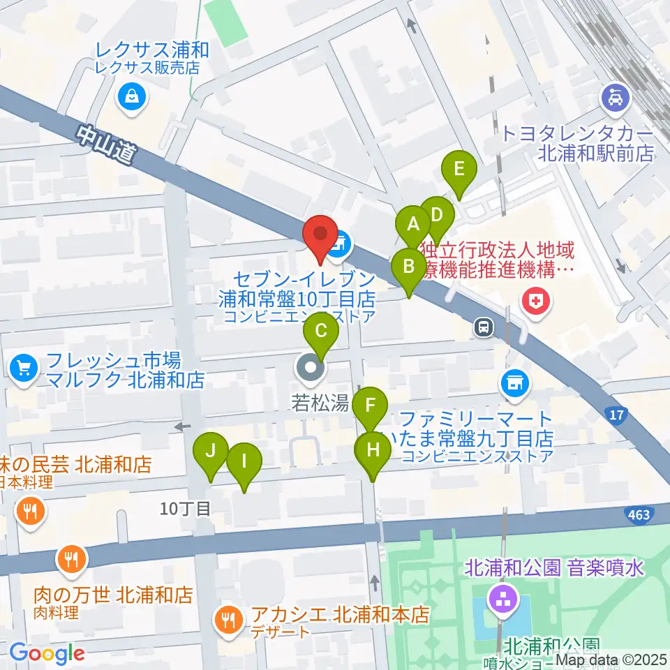 Royal Music Garden周辺の駐車場・コインパーキング一覧地図
