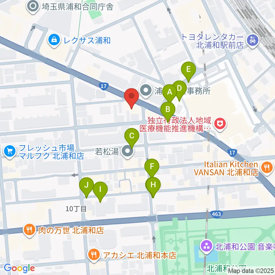 Royal Music Garden周辺の駐車場・コインパーキング一覧地図