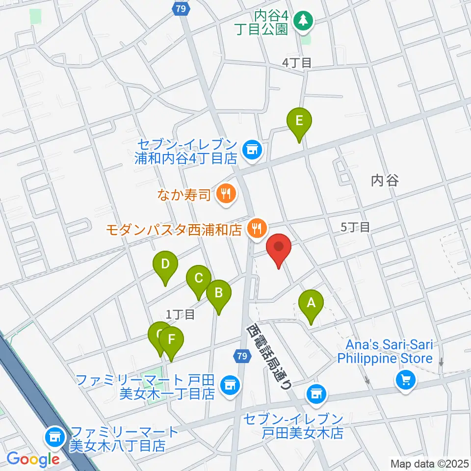 島村楽器 ピアノセレクションセンター周辺の駐車場・コインパーキング一覧地図