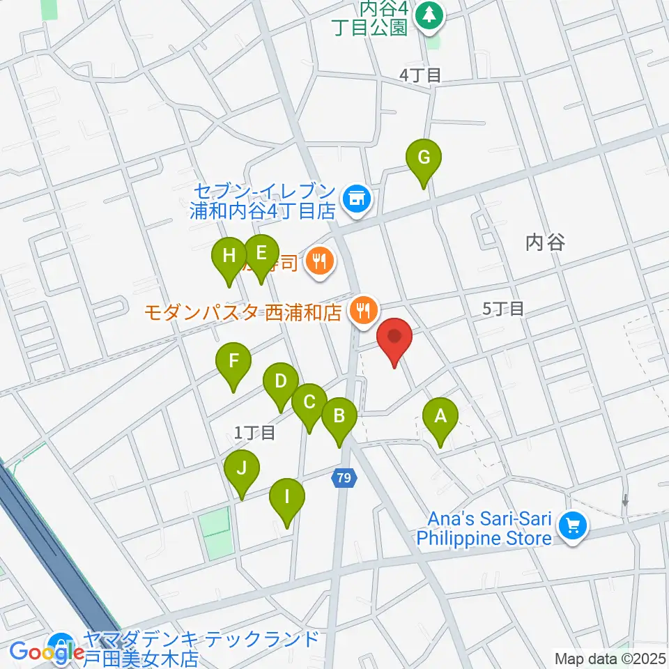 島村楽器 ピアノセレクションセンター周辺の駐車場・コインパーキング一覧地図
