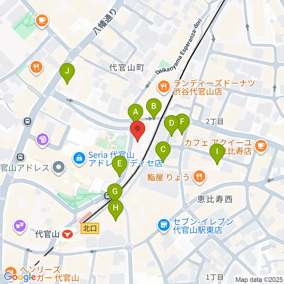 ギタートレーダーズ東京周辺の駐車場・コインパーキング一覧地図