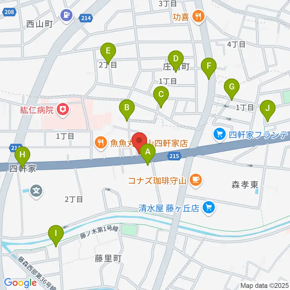 GOLD STAR周辺の駐車場・コインパーキング一覧地図