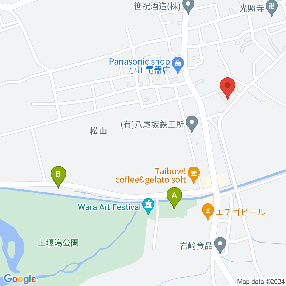 楽器屋JUNJUN周辺の駐車場・コインパーキング一覧地図