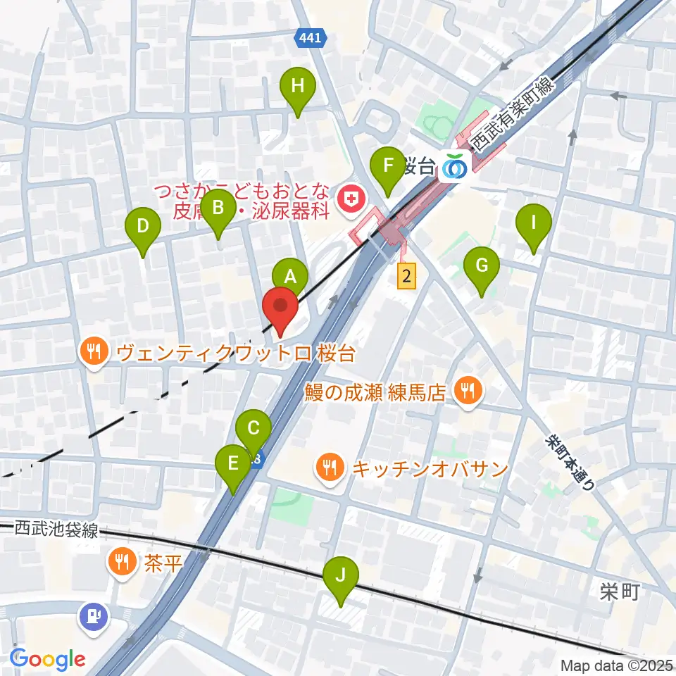 GALLERY STUDIO 1619.周辺の駐車場・コインパーキング一覧地図