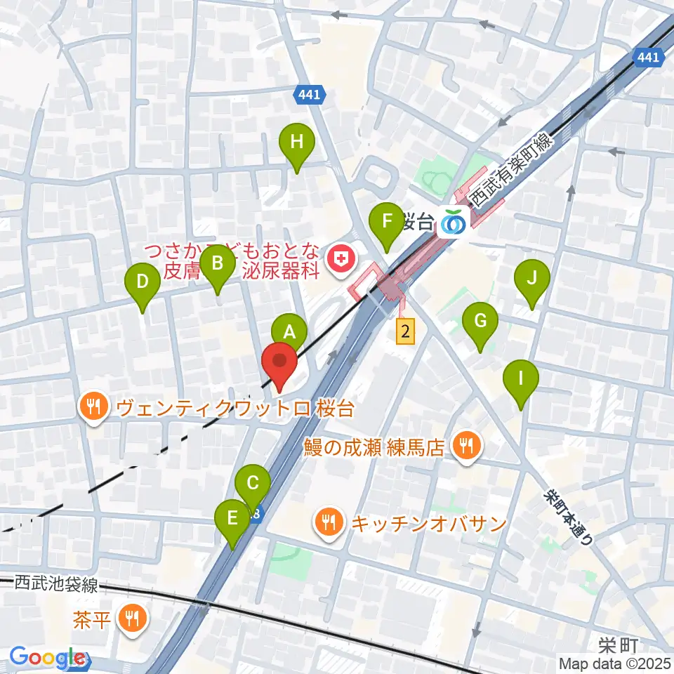 GALLERY STUDIO 1619.周辺の駐車場・コインパーキング一覧地図