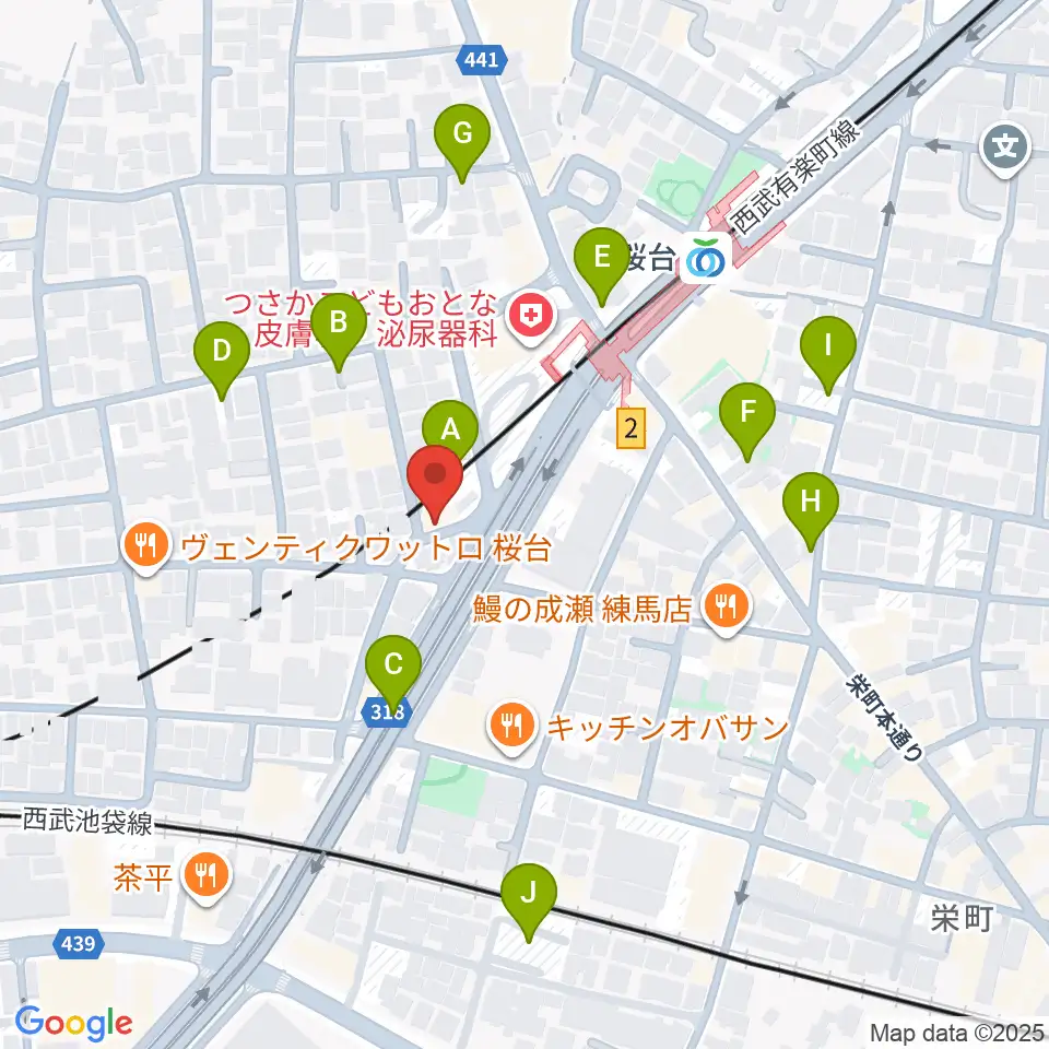 GALLERY STUDIO 1619.周辺の駐車場・コインパーキング一覧地図